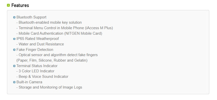 eNBioAccess-T2