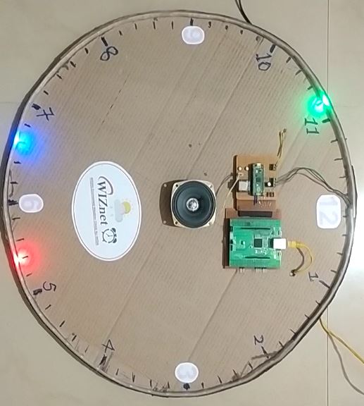 Enchanted Weather Clock using W5300 and Raspberry Pi Pico