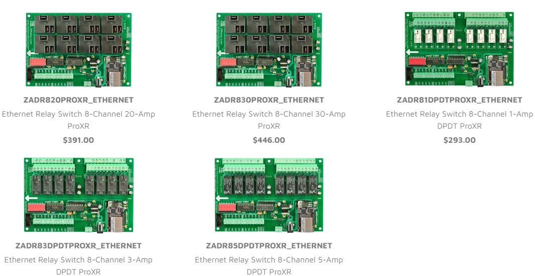 Selecting an Ethernet Relay Switch