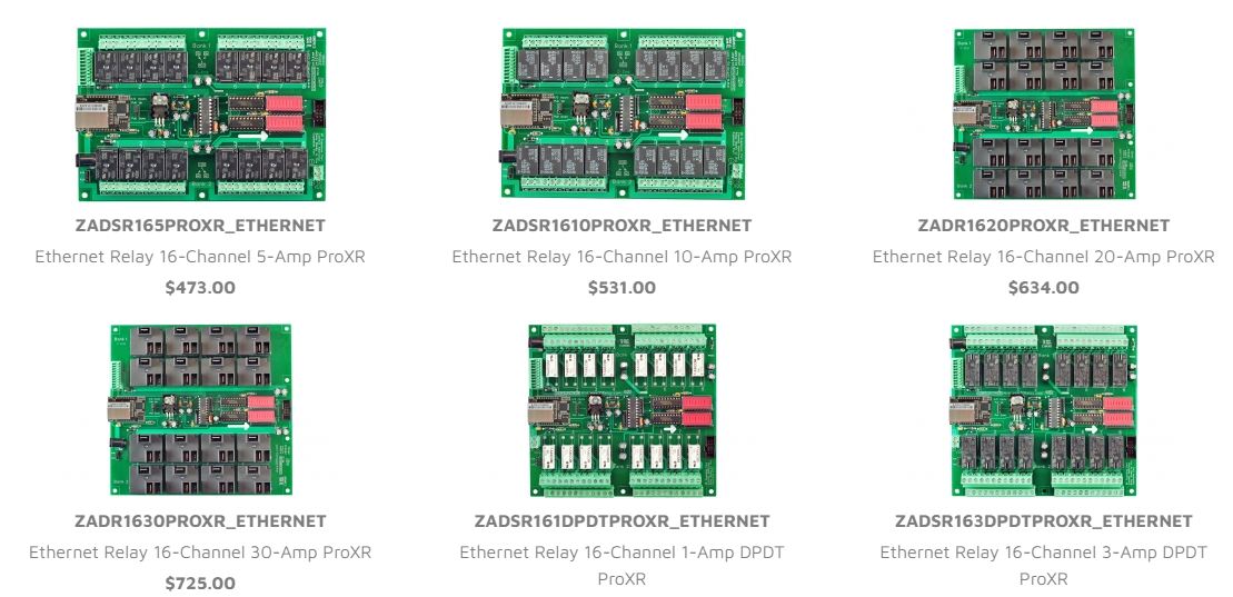 Ethernet Relay - 16-Channel