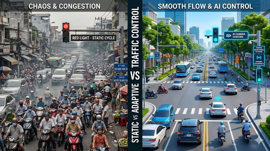 Design of Intelligent Traffic Light Control System Using YoLOv5 and LSTM