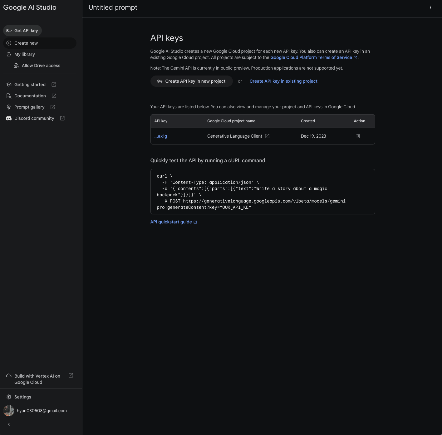 Using Google Gemini Pro with PICO