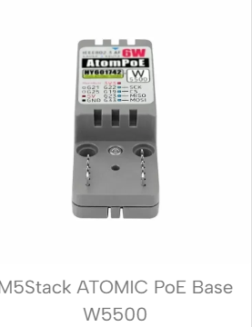 Building a Simple Web Server with M5Stack ATOM S3 and ATOMIC PoE W5500