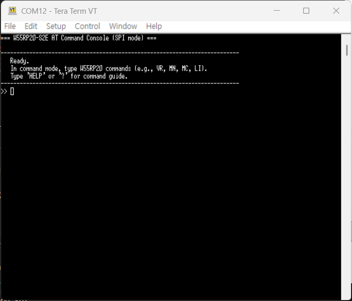 ioNIC AT command C Example