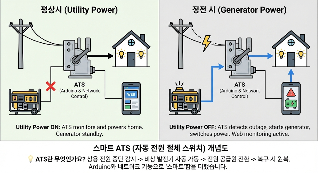 Automatic Transfer Switch (ATS) with Web Server