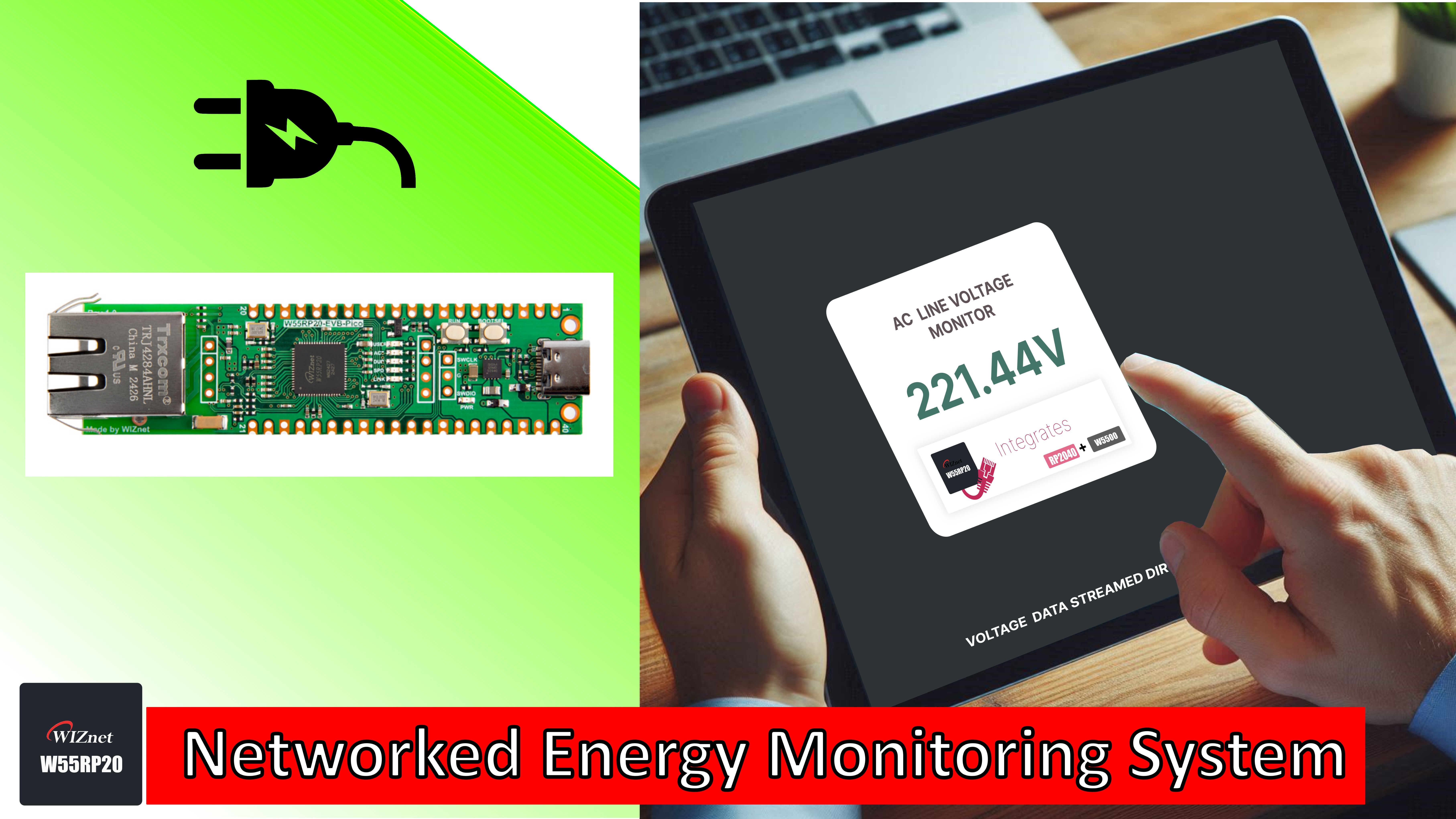 Power Network Monitoring Module Networked Energy Monitoring System