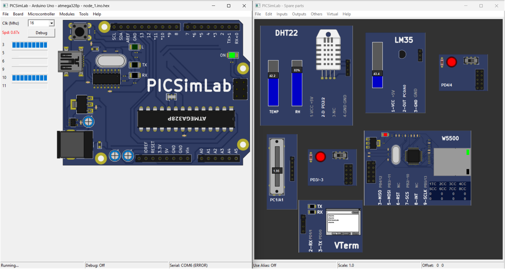 Arduino W5500 Smart Factory Monitor for ThingsBoard