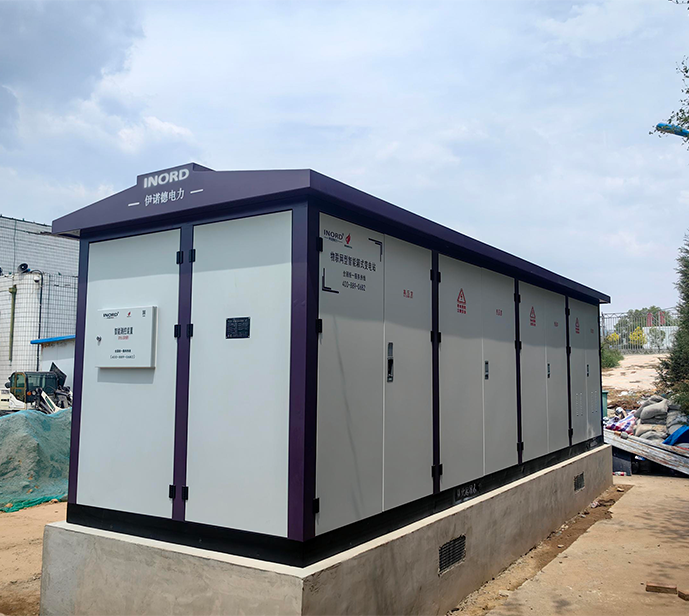 Official Inode Power photo of a company-reported 2,000 kVA IoT smart box substation installation