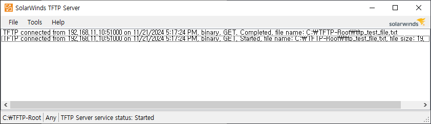 Exploring TFTP Client Example on W55RP20-EVB-PICO