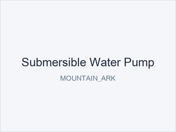 Submersible Water Pump