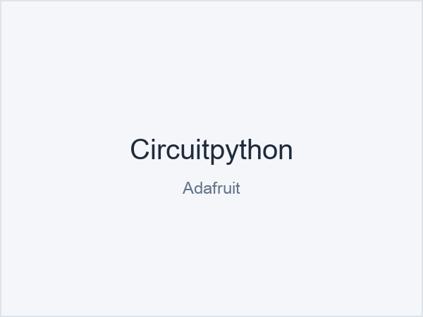 Circuitpython