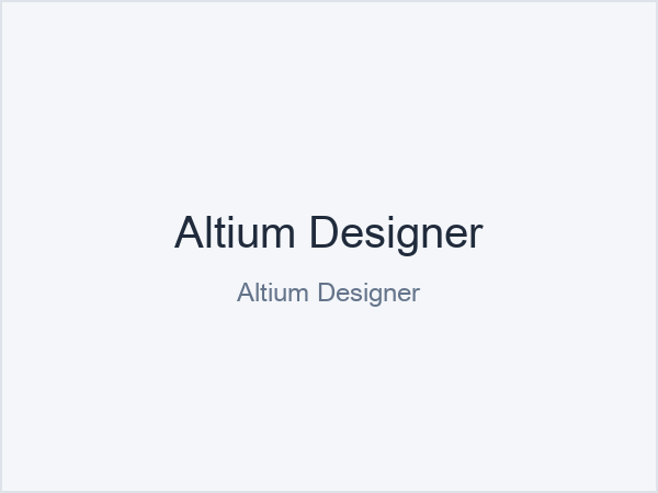 Altium Designer