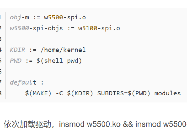 Linux w5500 driver and use