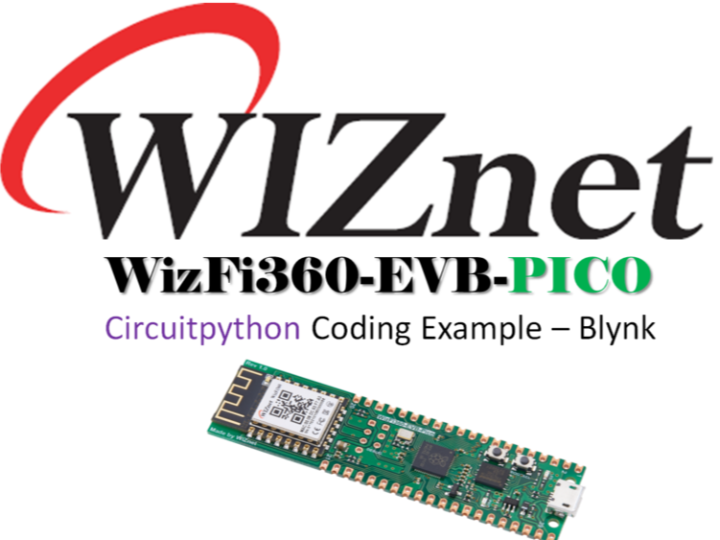 Circuit Python Coding For Wizfi360 Evb Pico 7689