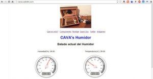 Humidity and Temperature sensor with WEB log