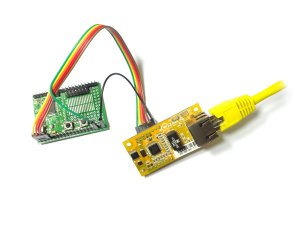 WIZnet WIZ550io/W5500 Ethernet module (with Espruino Pico 'Shims')