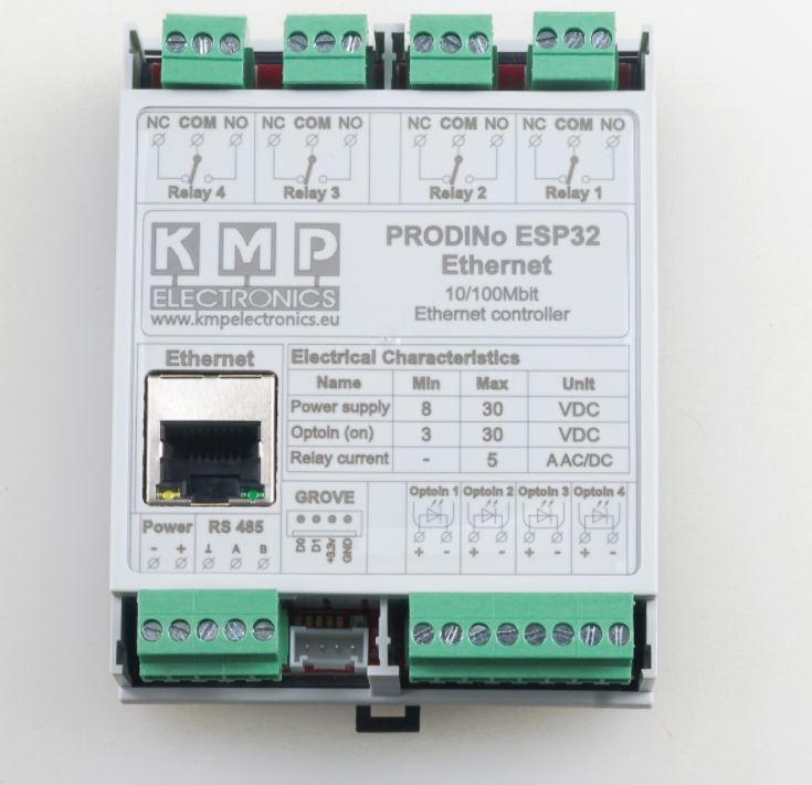 ProDino ESP32 Ethernet v1
