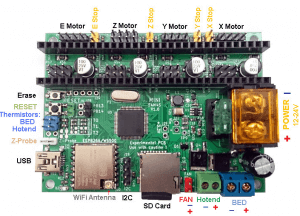 SAM4S MINI board – 3D printer