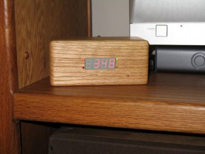 Internet Clock using Wiznet Module WIZ810MJ, Pictures