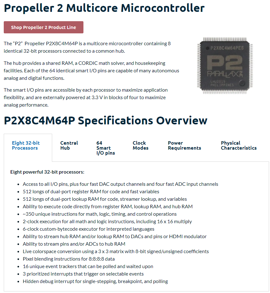 W6100 Parallax P2 E1.31 decoded and displayed on LEDs
