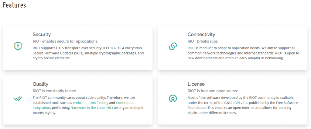 RIOT ? IoT OS