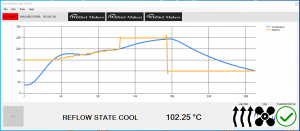 Below is an image of a recorded reflow process.